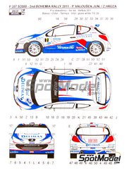 Belkits 001 2009 Peugeot factory 207 S 2000 WRC